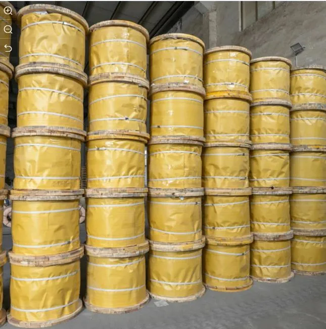 Elevator 8X19s+Sisal Core Steel Wire Rope Ungalvanized Wire Rope